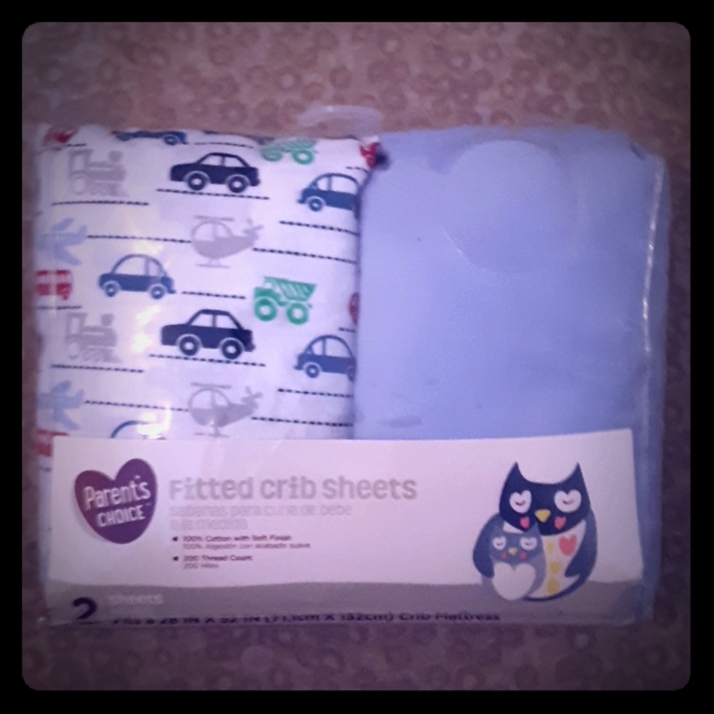 Fitted crib sheets 28"x52"